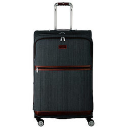 Ted Baker Softside 4-Wheel 80cm Large Suitcase, Grey